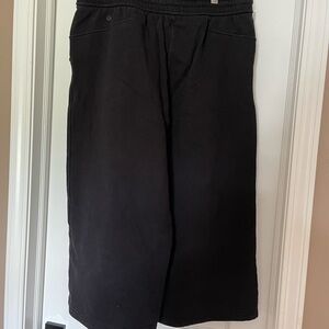 Lululemon Athletica Cropped Scuba Wide Leg Sweatpants